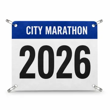 Custom Tyvek Race Bibs Numbers – Waterproof, Tearproof Running Numbers for Marathons, 5K/10K & Athletic Events