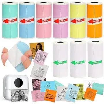 57x25mm Color Thermal Sticker Roll for Min...