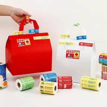 Custom Easy Tear Non-Residue Takeout Seal Stickers