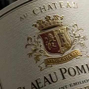 Personalized Waterproof Wine Bottle Labels - Custom Roll Stickers with 3D Foil Stamping