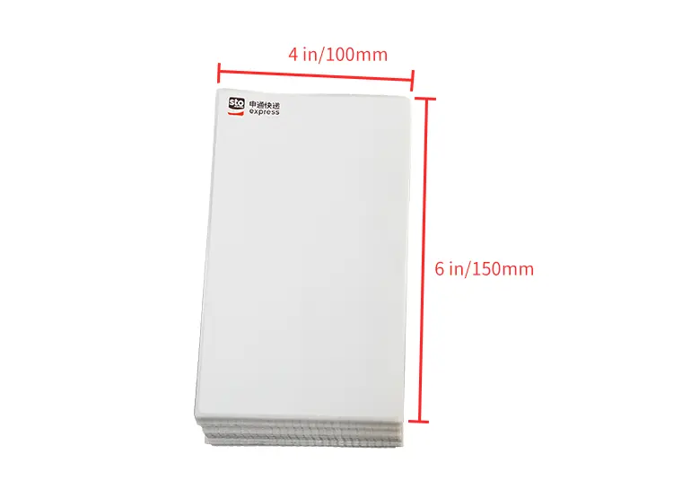 logo Customized transport thermal label_sizeoov