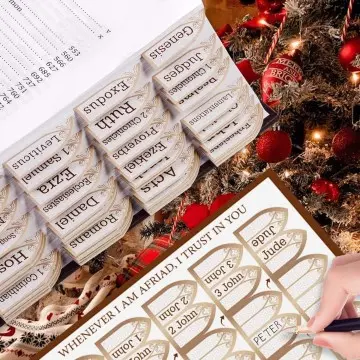 Christian Bible Tabs Laminated Large Print...