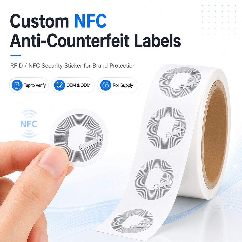 Custom NFC Tags Stickers: NTAG215/213 for Smart Labels