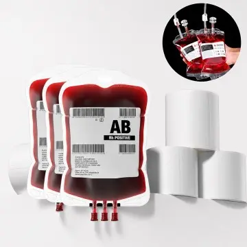 Custom Waterproof Blood Bag Labels | Low Temp Anti-Smudge Labels