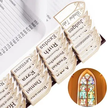 Large Print Laminated Bible Tabs Scripture...