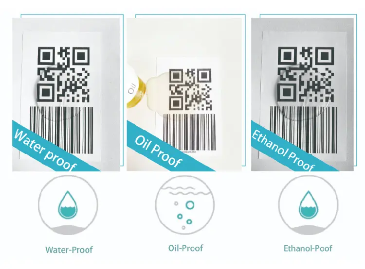 logo Customized transport thermal label_product testrrr