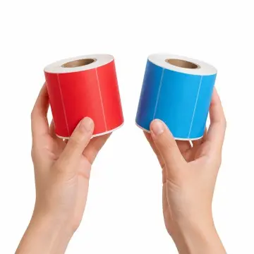 Premium Colored Direct Thermal Label Rolls – Multi-Color Self-Adhesive Sticker Rolls for Barcode, Shipping & Packaging Branding
