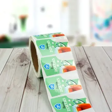 Custom Waterproof Beverage Bottle Label Ro...